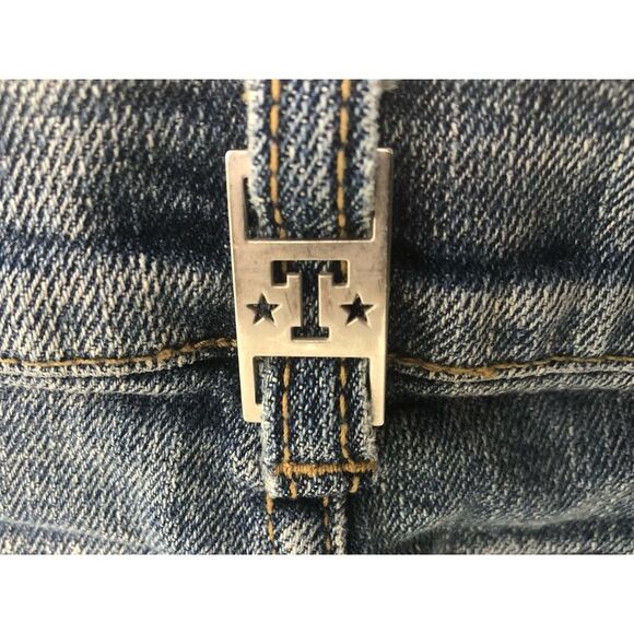 Tommy Jeans Size 3 Luy Luy Bermuda Denim Juniors Bermuda Cuffed Zipper Button - Picture 6 of 13